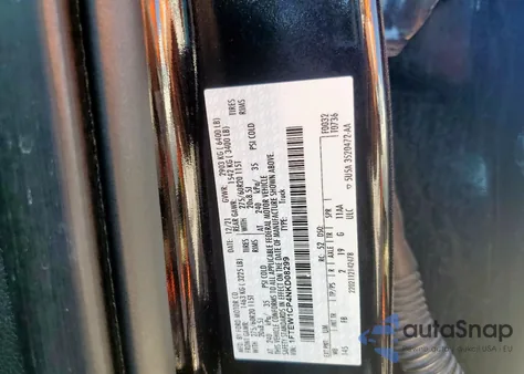 2022 Ford F150 Supercrew z USA, uszkodzony, nr VIN 1FTEW1CP4NKD08299